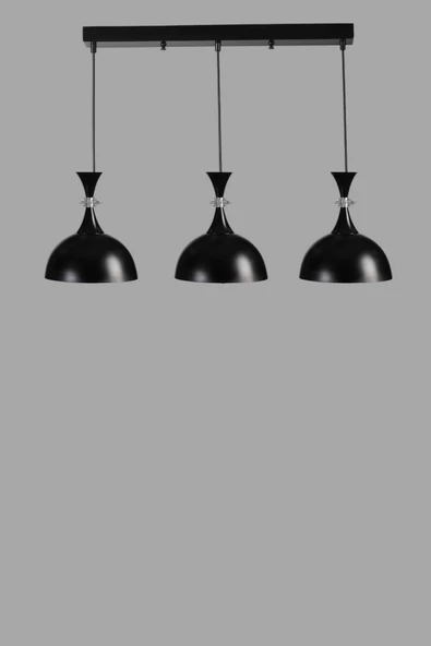 Lumexx AKAY 3 LÜ SIRALI SİYAH SARKIT - Resim 3