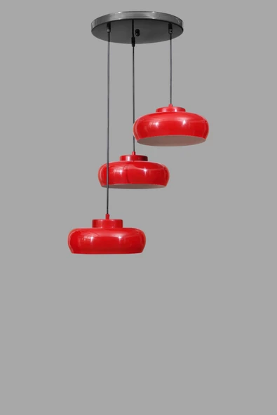 Lumexx SMİTH 3 LÜ TEPSİLİ KIRMIZI SARKIT - Resim 3