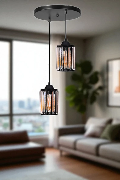 Lumexx HUGO 2 Lİ TEPSİLİ SİYAH SARKIT ürün görseli