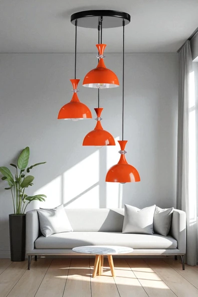 Lumexx AKAY 4 LÜ TEPSİLİ TURUNCU SARKIT ürün görseli