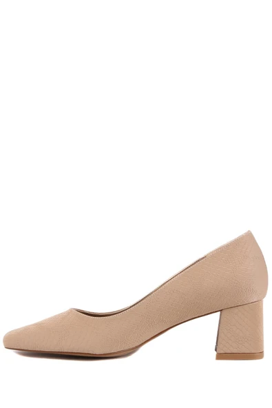 Stato -  Ten Rengi Kadın Topuklu Ayakkabı - Resim 3