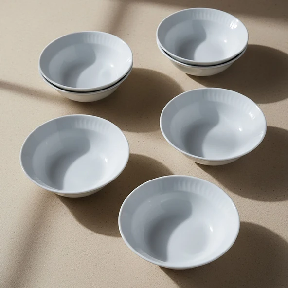 GÜRAL PORSELEN Sembol 6 Parça 15 cm Çorba Kasesi - Resim 3
