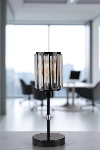 Lumexx HUGO SİYAH MASA LAMBASI ürün görseli