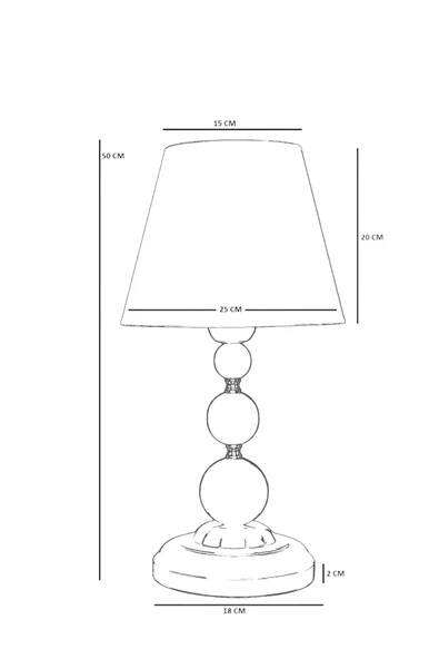 Lumexx HAYAL ESKİTME PETEK ABAJURLU MASA LAMBASI - Resim 5
