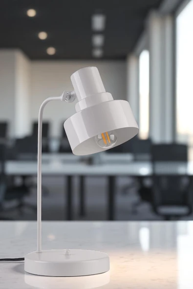 Lumexx DANİEL BEYAZ MASA LAMBASI - Resim 2