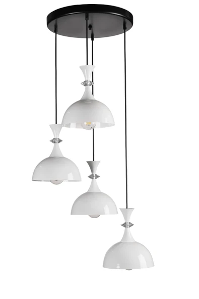 Lumexx AKAY 4 LÜ TEPSİLİ BEYAZ SARKIT - Resim 2