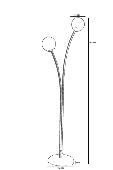 Lumexx ROSE 2 Lİ BEYAZ CAMLI LAMBADER - Resim 4