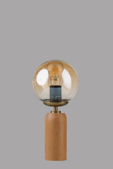 Lumexx LOLE NATUREL BAL CAMLI MASA LAMBASI - Resim 3