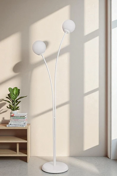 Lumexx ROSE 2 Lİ BEYAZ CAMLI LAMBADER ürün görseli