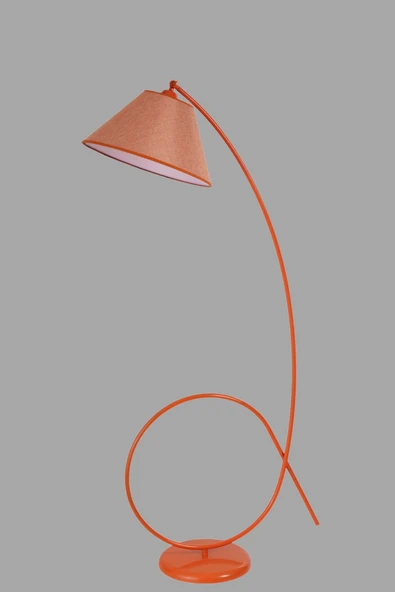 Lumexx KAYA TURUNCU LAMBADER PRAMİT HASIR TURUNCU ABAJURLU - Resim 3