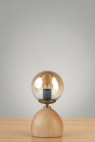 Lumexx CAMERON NATUREL BAL CAMLI MASA LAMBASI - Resim 2