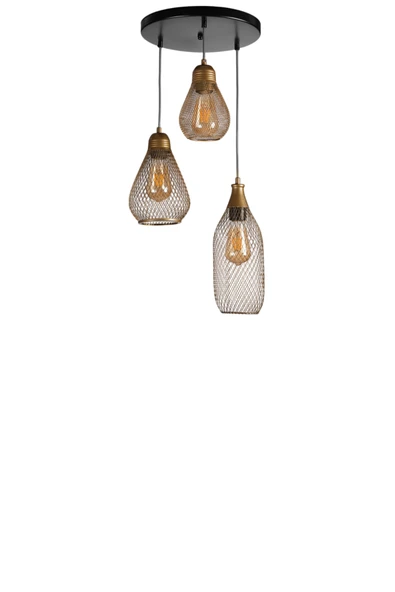 Lumexx KARMAŞIK 3 LÜ TEPSİLİ ESKİTME SARKIT - Resim 2