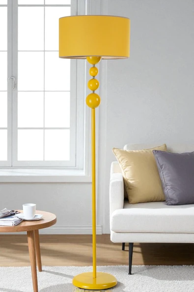 Lumexx HAYAL SARI LAMBADER SİLİNDİR HARDAL ABAJURLU ürün görseli