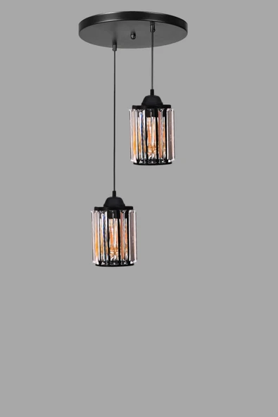 Lumexx HUGO 2 Lİ TEPSİLİ SİYAH SARKIT - Resim 3