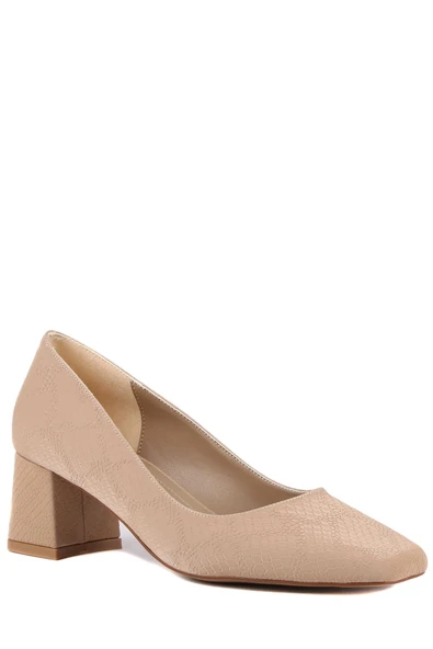 Stato -  Ten Rengi Kadın Topuklu Ayakkabı ürün görseli 1