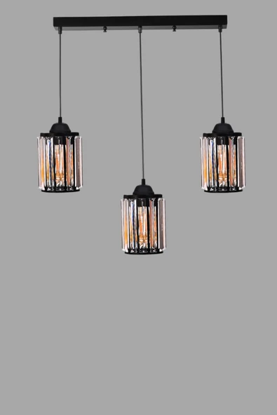 Lumexx HUGO 3 LÜ SIRALI SİYAH SARKIT - Resim 3