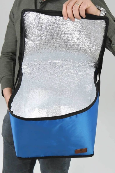 woys Sıcak Ve Soğuk Tutan Askılı Yalıtımlı Termal Çanta Soğutucu Piknik Çantası - Resim 4