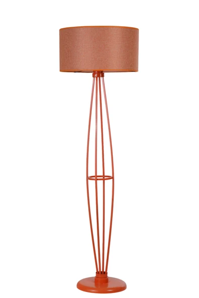 Lumexx HEDAR TURUNCU LAMBADER SİLİNDİR HASIR TURUNCU ABAJURLU - Resim 2