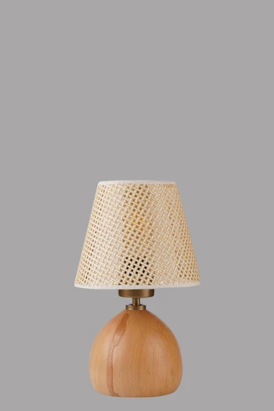 Lumexx CAMERON NATUREL PETEK ABAJURLU MASA LAMBASI - Resim 4