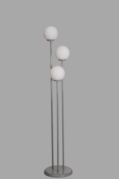 Lumexx JUDY 3 LÜ GRİ BEYAZ CAMLI LAMBADER - Resim 3