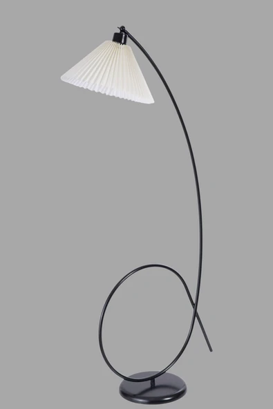 Lumexx KAYA SİYAH LAMBADER PİLELİ KREM ABAJURLU - Resim 3