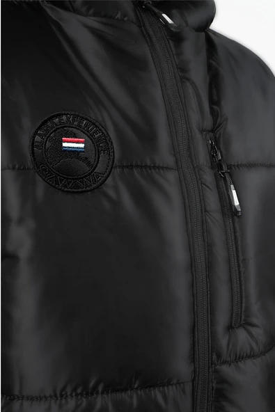 İçi Kürklü Su ve Rüzgar Geçirmez Kapüşonlu Kız Çocuk Mont - 10