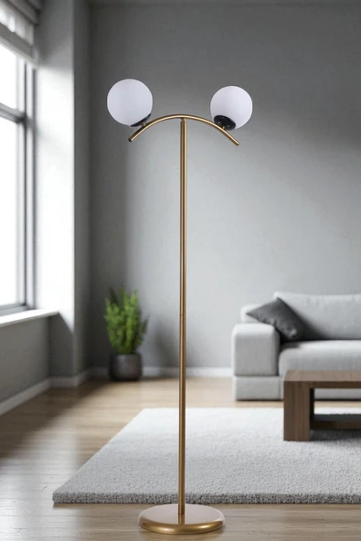 Lumexx VELVET 2 Lİ ESKİTME LAMBADER BEYAZ CAMLI ürün görseli