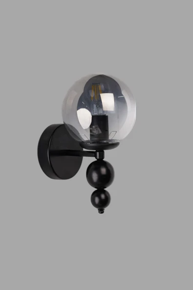 Lumexx YAREN SİYAH FÜME CAMLI APLİK - Resim 3