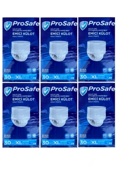 Yetişkin Emici Külot Hasta Bezi Xl Extra Büyük 180 Adet (6pk*30) ürün görseli