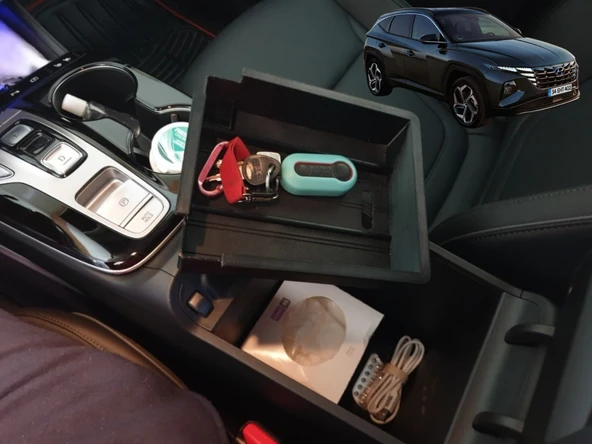 Hyundai Tucson Orta Kolçak Ayırıcı Bölme Organizeri 2021-2025 - Resim 2