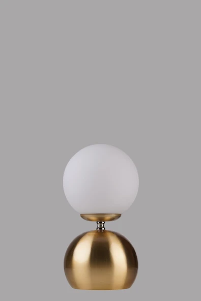 Lumexx OLİVER ESKİTME KAPLAMALI BEYAZ CAMLI MASA LAMBASI - Resim 4