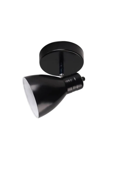 Lumexx OTİS TEKLİ SİYAH PLAFONYER AVİZE - Resim 2