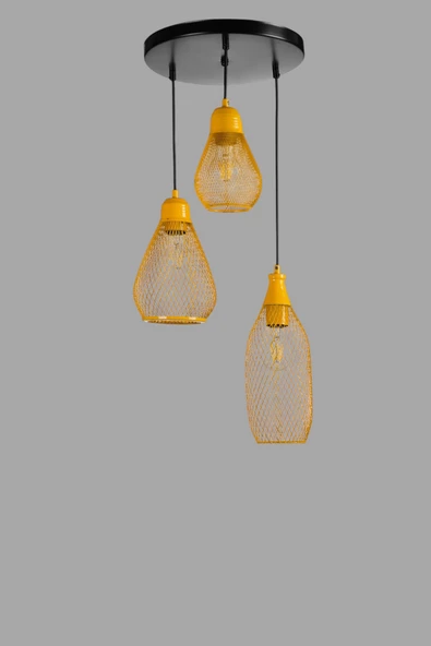 Lumexx KARMAŞIK 3 LÜ TEPSİLİ SARI SARKIT - Resim 3