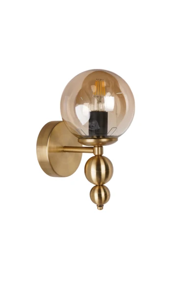 Lumexx YAREN ESKİTME BAL CAMLI APLİK - Resim 2