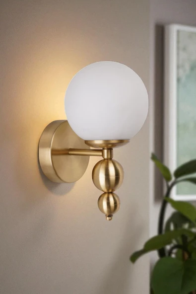 Lumexx YAREN ESKİTME BEYAZ CAMLI APLİK ürün görseli