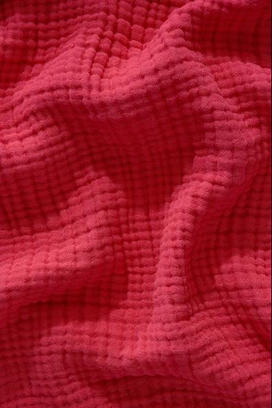 Rayme Textile Müslin Yatak Örtüsü Ultra Yumuşak Yüksek Kaliteli 4 Kat Muslin Pike (Tek Kişilik (240x280 cm) - Resim 2