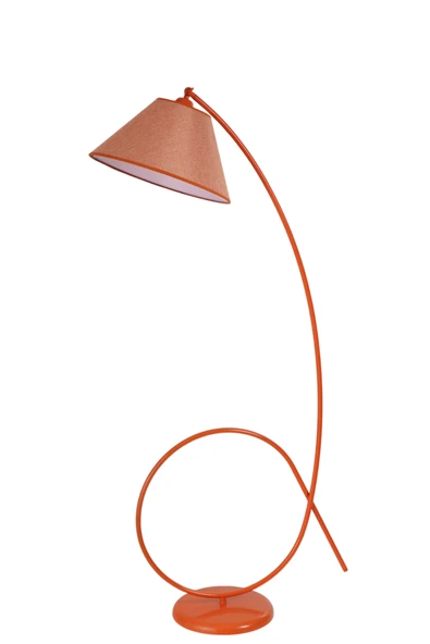 Lumexx KAYA TURUNCU LAMBADER PRAMİT HASIR TURUNCU ABAJURLU - Resim 2