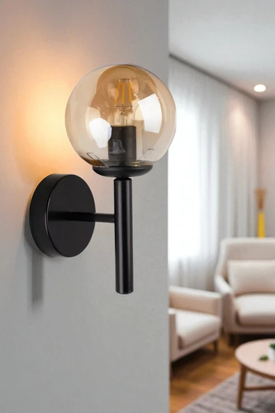 Lumexx LUKE SİYAH BAL CAMLI APLİK ürün görseli