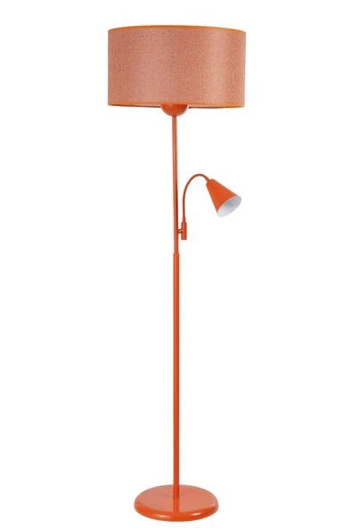 Lumexx DEVİN TURUNCU LAMBADER SİLİNDİR HASIR TURUNCU ABAJURLU - Resim 2