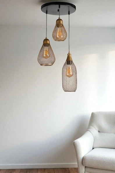 Lumexx KARMAŞIK 3 LÜ TEPSİLİ ESKİTME SARKIT ürün görseli