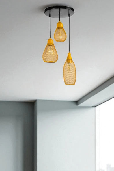 Lumexx KARMAŞIK 3 LÜ TEPSİLİ SARI SARKIT ürün görseli