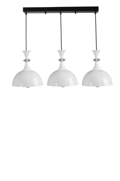 Lumexx AKAY 3 LÜ SIRALI BEYAZ SARKIT - Resim 2