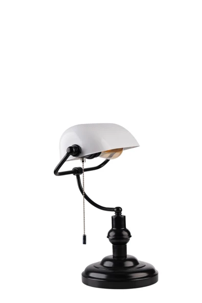 Lumexx BANKER SİYAH-BEYAZ MASA LAMBASI - Resim 3