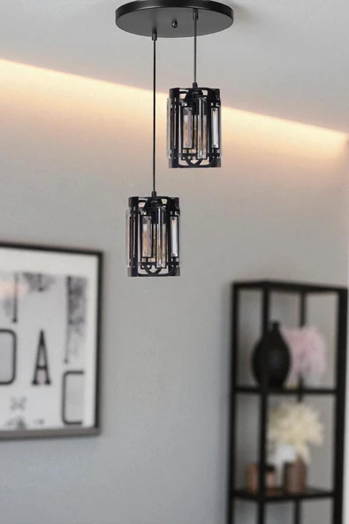 Lumexx BALA 2 Lİ TEPSİLİ SİYAH SARKIT ürün görseli