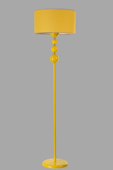 Lumexx HAYAL SARI LAMBADER SİLİNDİR HARDAL ABAJURLU - Resim 3