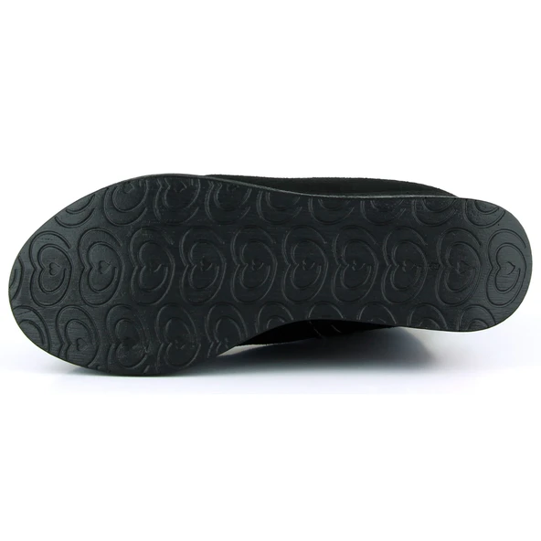 Erkan Saçmacı Chione Siyah Süet Kürk Astarlı Fermuarlı Yuvarlak Burun Gizli Dolgu Topuklu Bot - 7