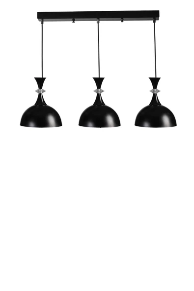 Lumexx AKAY 3 LÜ SIRALI SİYAH SARKIT - Resim 2