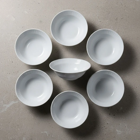 GÜRAL PORSELEN Sembol 6 Parça 15 cm Çorba Kasesi - Resim 4