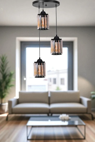 Lumexx HUGO 3 LÜ TEPSİLİ SİYAH SARKIT ürün görseli