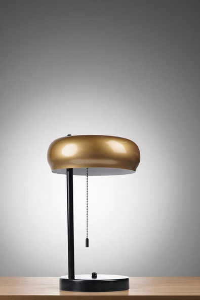 Lumexx SMİTH SİYAH ESKİTME BAŞLIKLI MASA LAMBASI - Resim 2